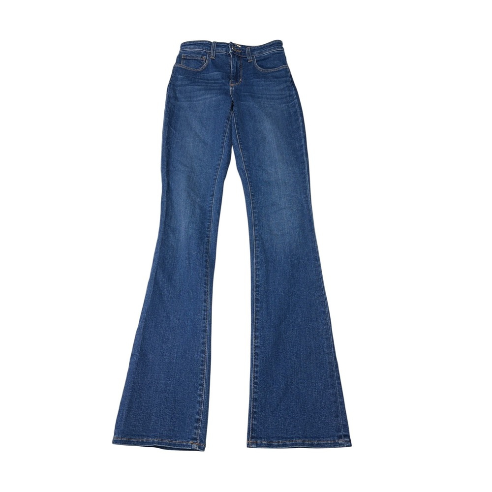 L'AGENCE Oriana High Rise Straight Jeans‎ Laguna Blue Womens Size 23X32 Made USA